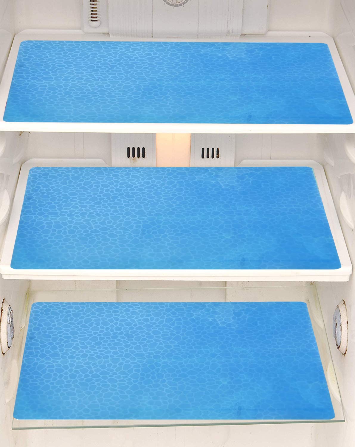 Refrigerator Drawer Mats - Set of 6 -8 Refrigerator Drawer Mats - Set of 6 -8