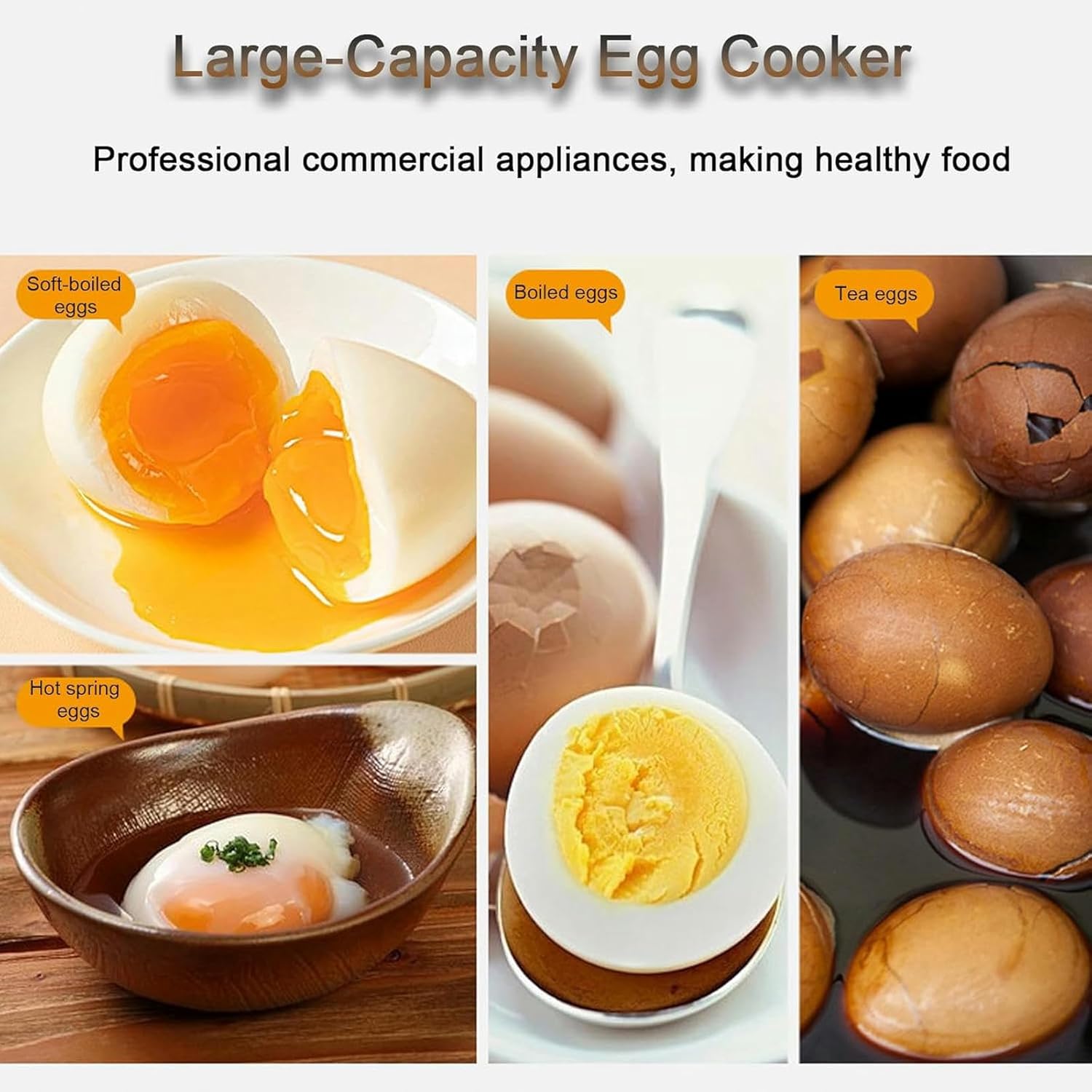 45Pcs Commercial Egg Boiler, Even Heating, with Mesh Basket Large Capacity Poached Maker, Egg Poacher Pan for Restaurant-