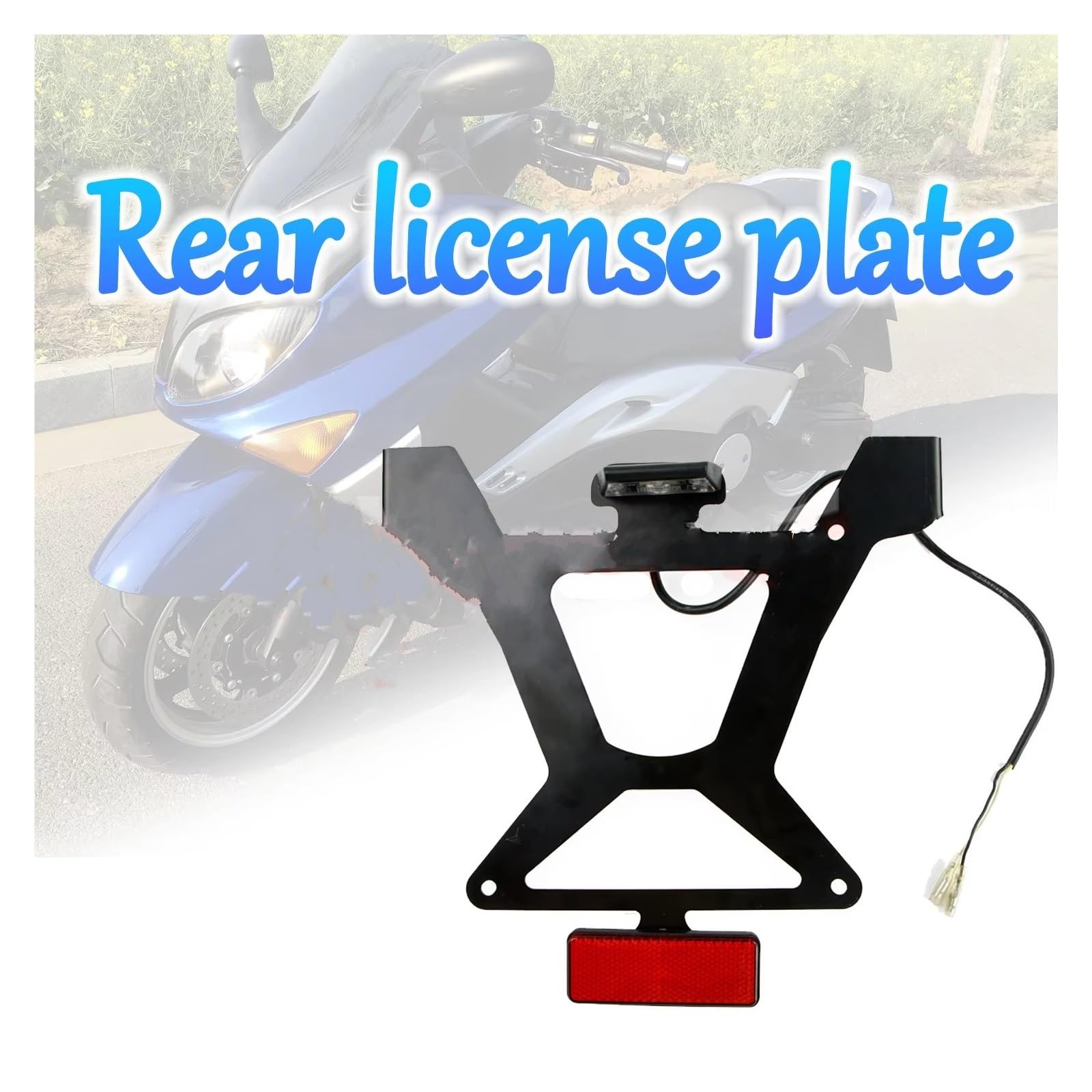 Supporti per targhe Moto per TMAX500 per TMAX 500 2001-2007 Parafango Posteriore Supporto Luce Targa Hugger Portatarga Moto