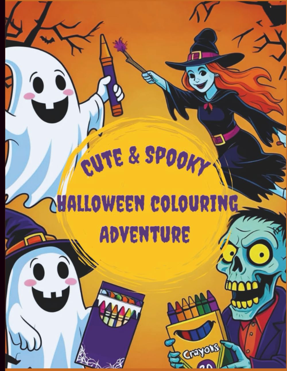 Cute & Spooky: Halloween Colouring Adventure