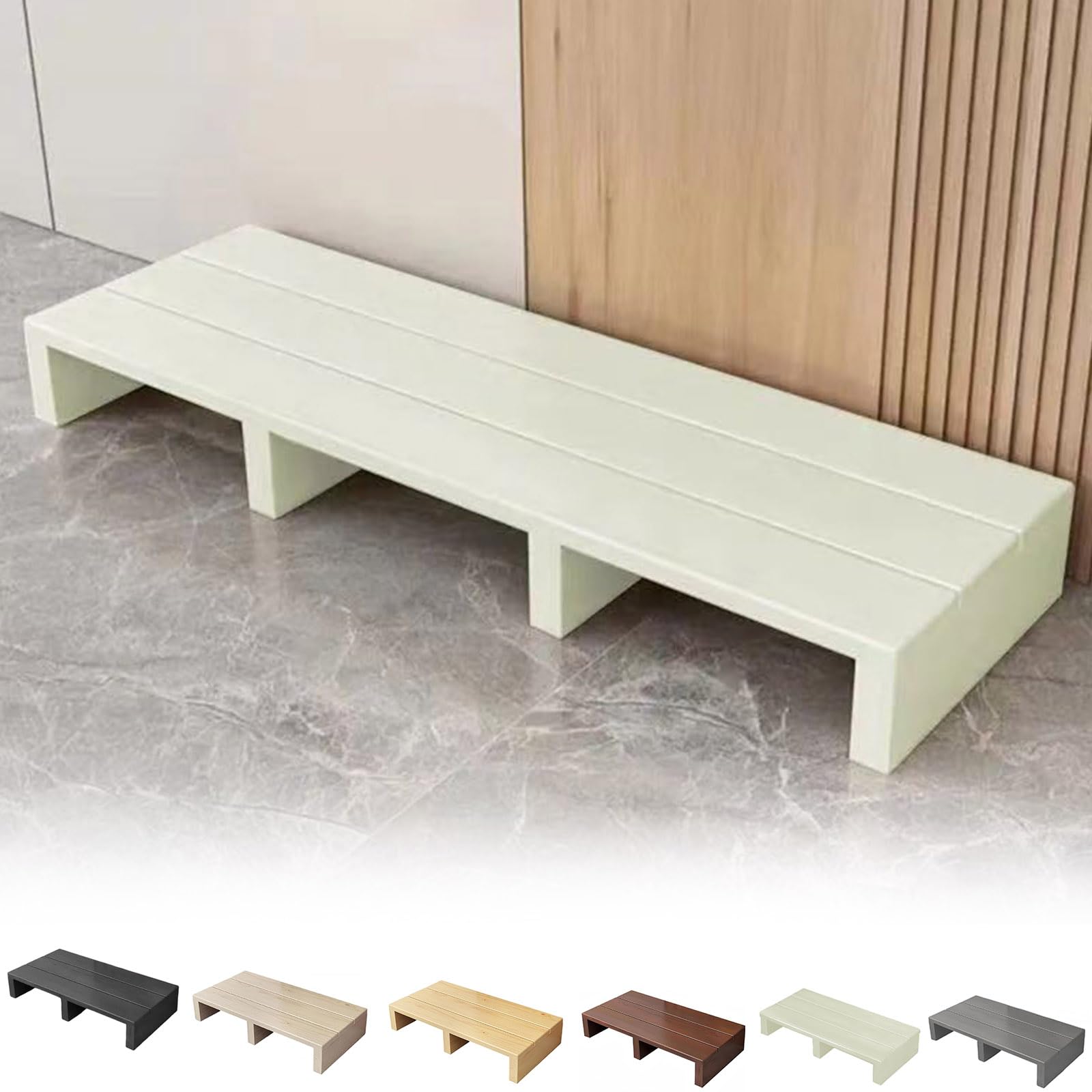 Nevthar Natural Wood Instant Height,Outdoor Steps,Slip Step Stool long,Supports Going Up And Down The Entrance,with Non-Slip Top,without assembly,Low Step Stool,for Loft Beds,Solid Wood,Mobility Aid