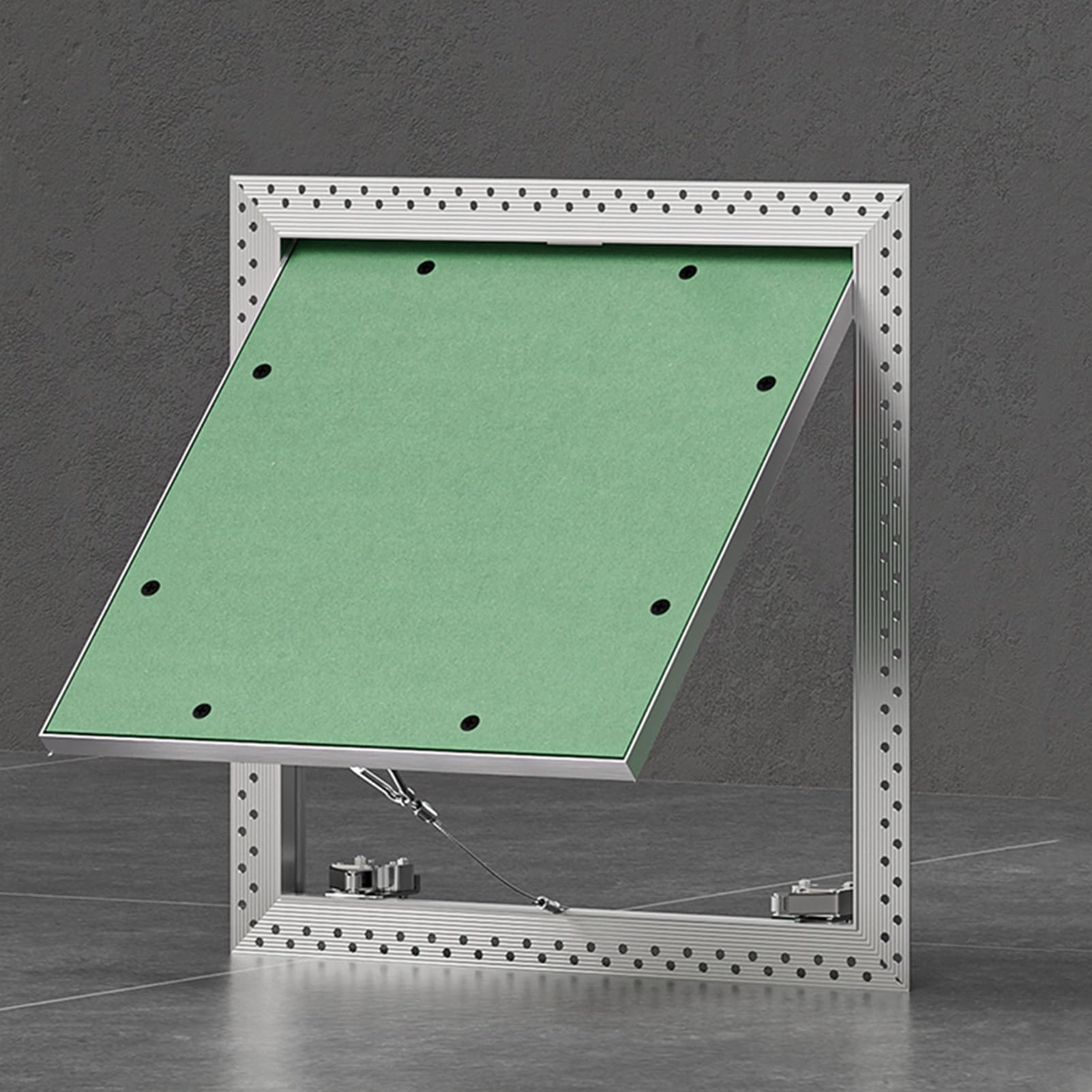 Trampilla Pladur de aluminio panel de acceso minimalista con placa de yeso