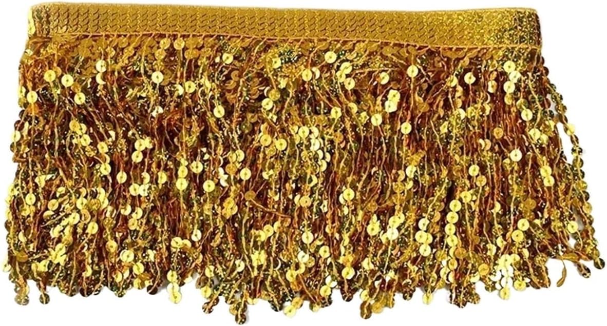 Flecos de lentejuelas doradas para decorar ropa y reparar prendas dañadas