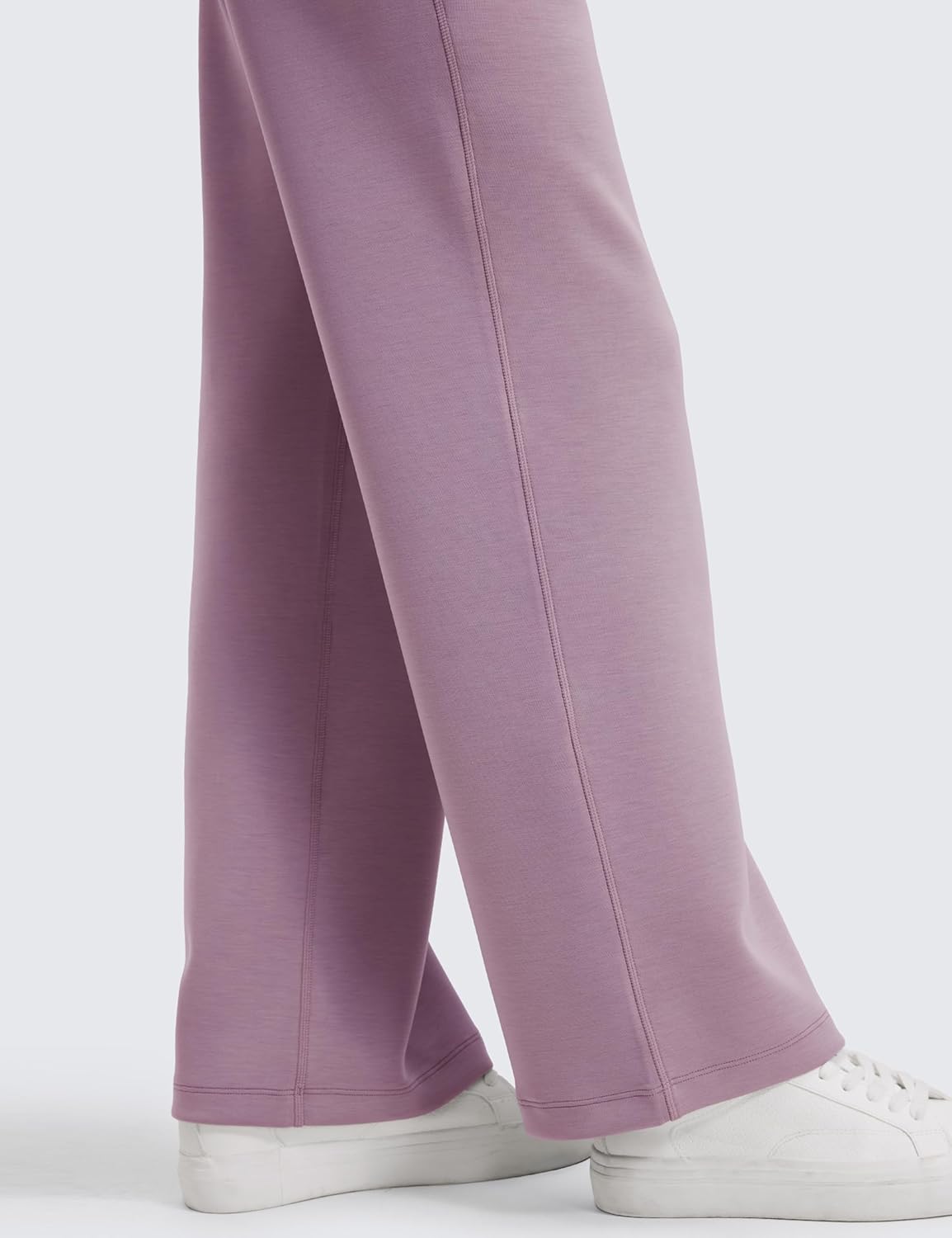 CRZ YOGA SoftAura Straight Leg Casual Sweatpants Women 28"/30" - Modal Lounge Travel Pants with Pockets - Image 4
