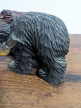 【工芸品/熊/置物】木彫り　木彫　彫刻　縁起物　インテリア Yahoo!オークション - 木彫りの熊 置物 オブジェ 縁起物 木彫り