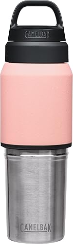 Miniatura 5 de CamelBak MultiBev - Botella de agua aislada de acero inoxidable y taza de viaje