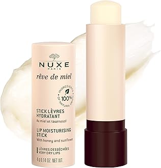Nuxe Reve de Miel Lip Moisturising Stick 4g, Nourishing Lip Balm Stick, Hydrates, Repairs & Protects Dry Lips, With Honey’s Softening Properties, Vegan Formula