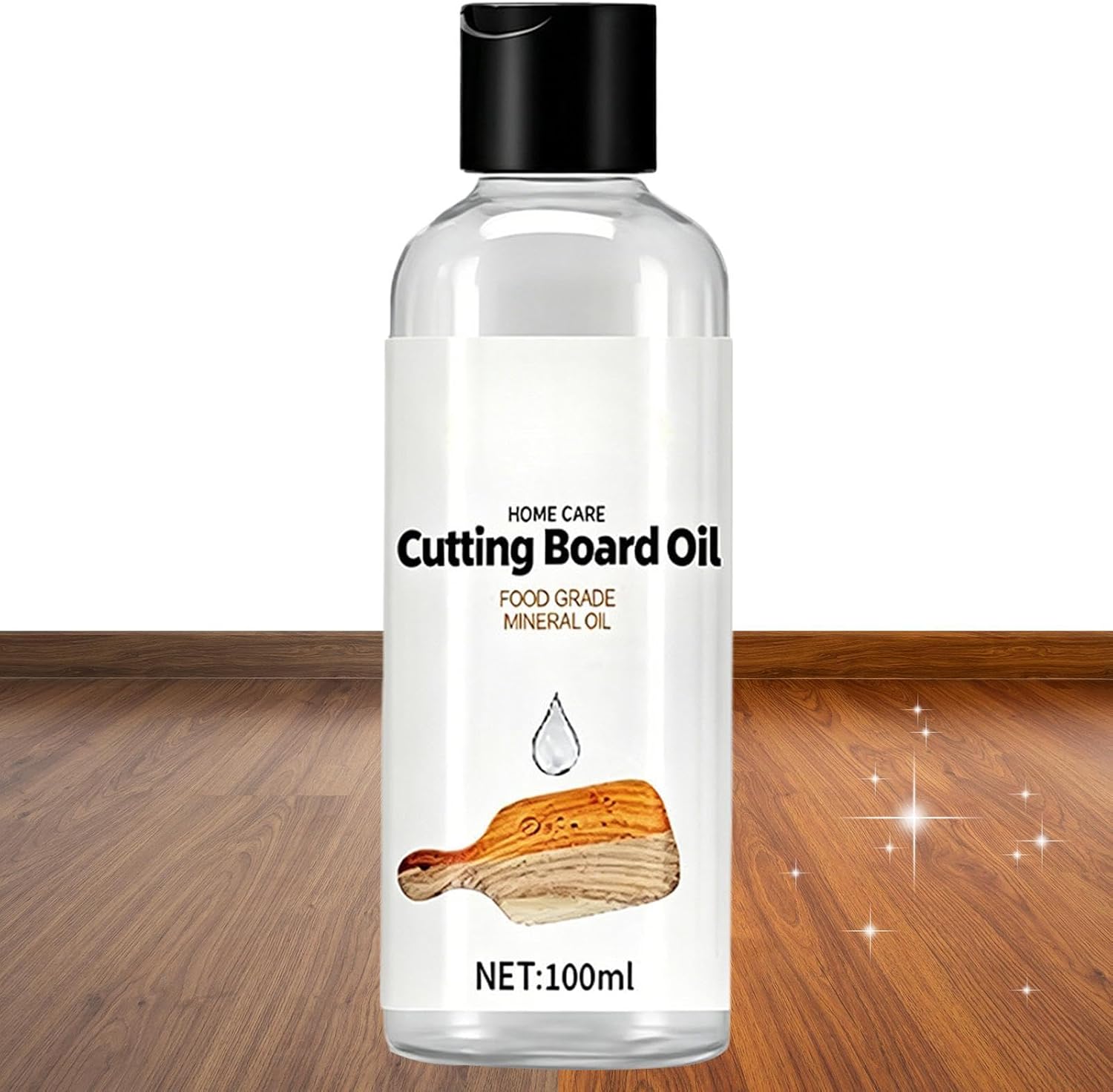 Cutting Board Oil Food Grade, 100ML Wood Care Liquid Conditioner, Tableware Maintenance Oil for Kitchen Utensils Black Walnut Butcher Block Household Countertop Furniture Protection