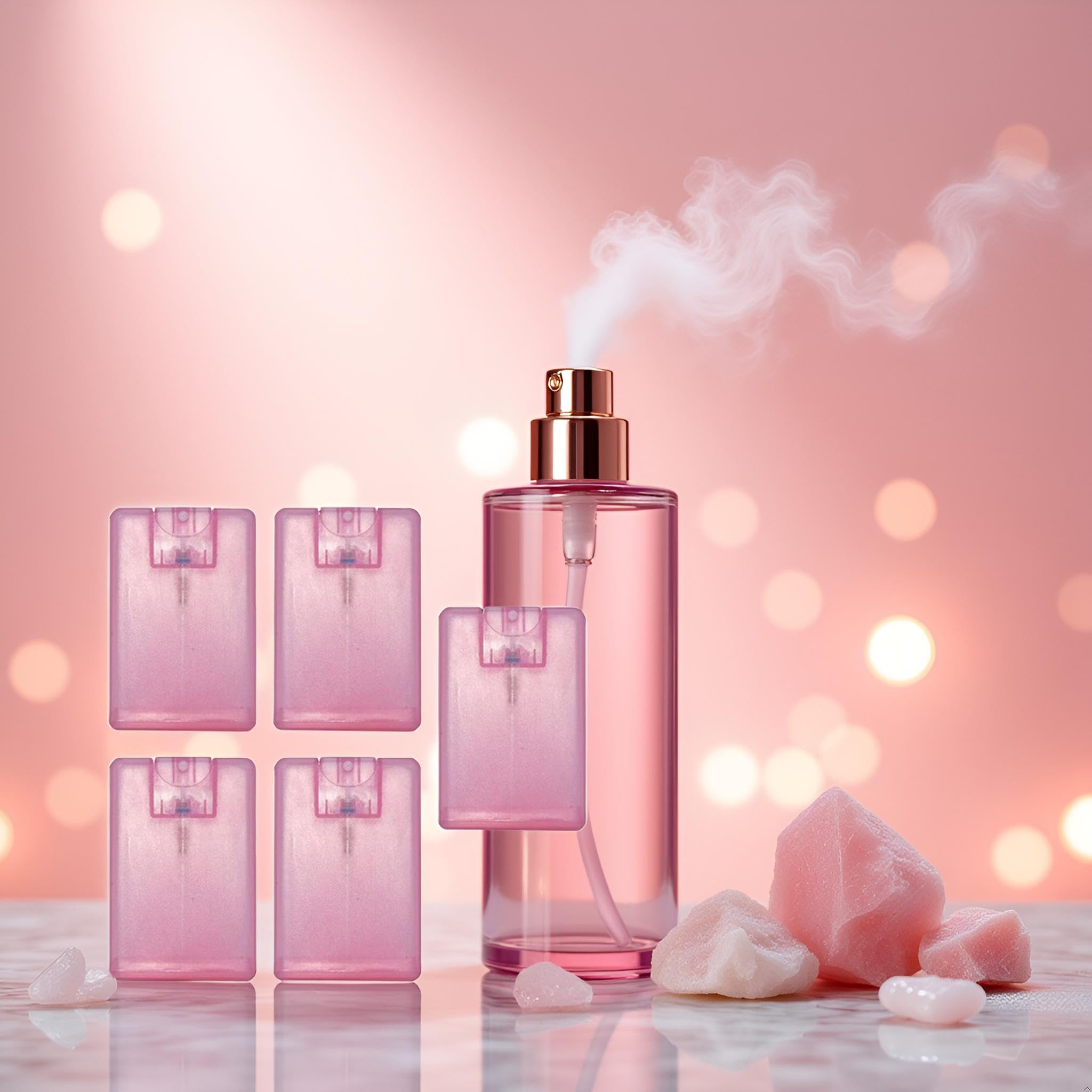 女性用香水 スリムボトル Amazon.co.jp: ピンク20ml/0.4オンスカードタイプスプレーボトル