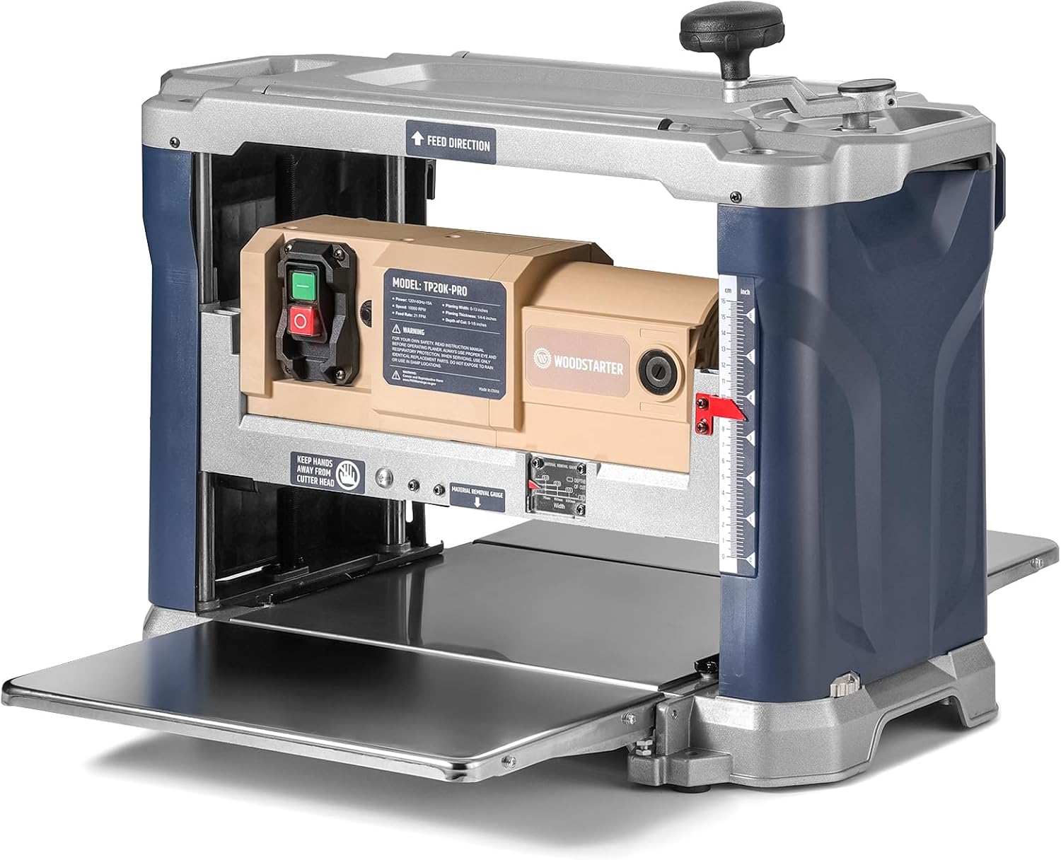 13-Inch Wood Planer:10000RPM benchtop model