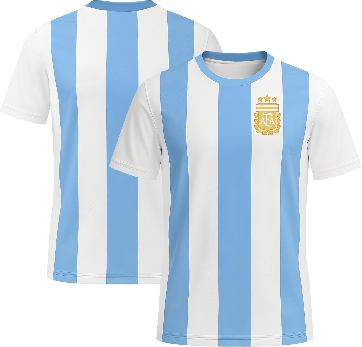 Icon Sports Officially Licensed Argentine Football Association Soccer Shirt - Unisex Adult - Image 3
