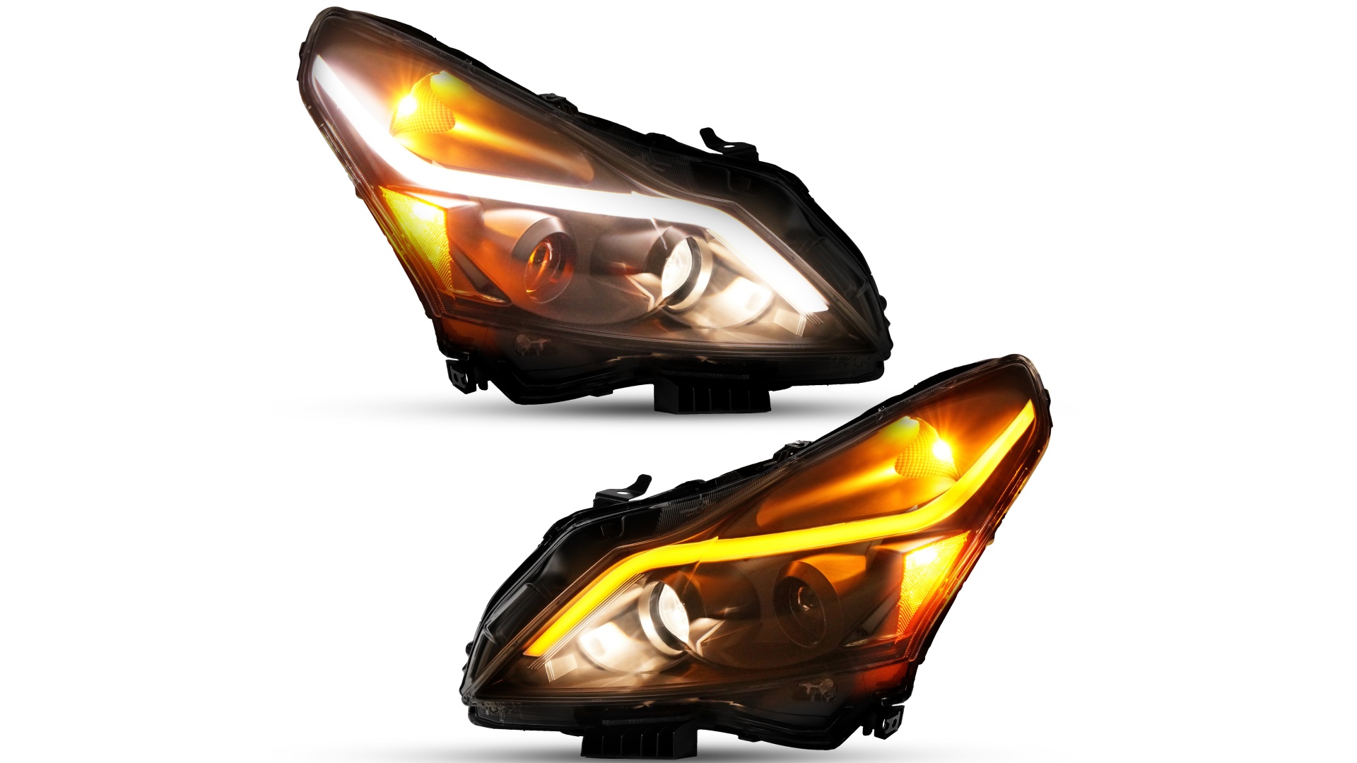 Amazon.com: HECASA Pair Projector Headlights w/Sequential