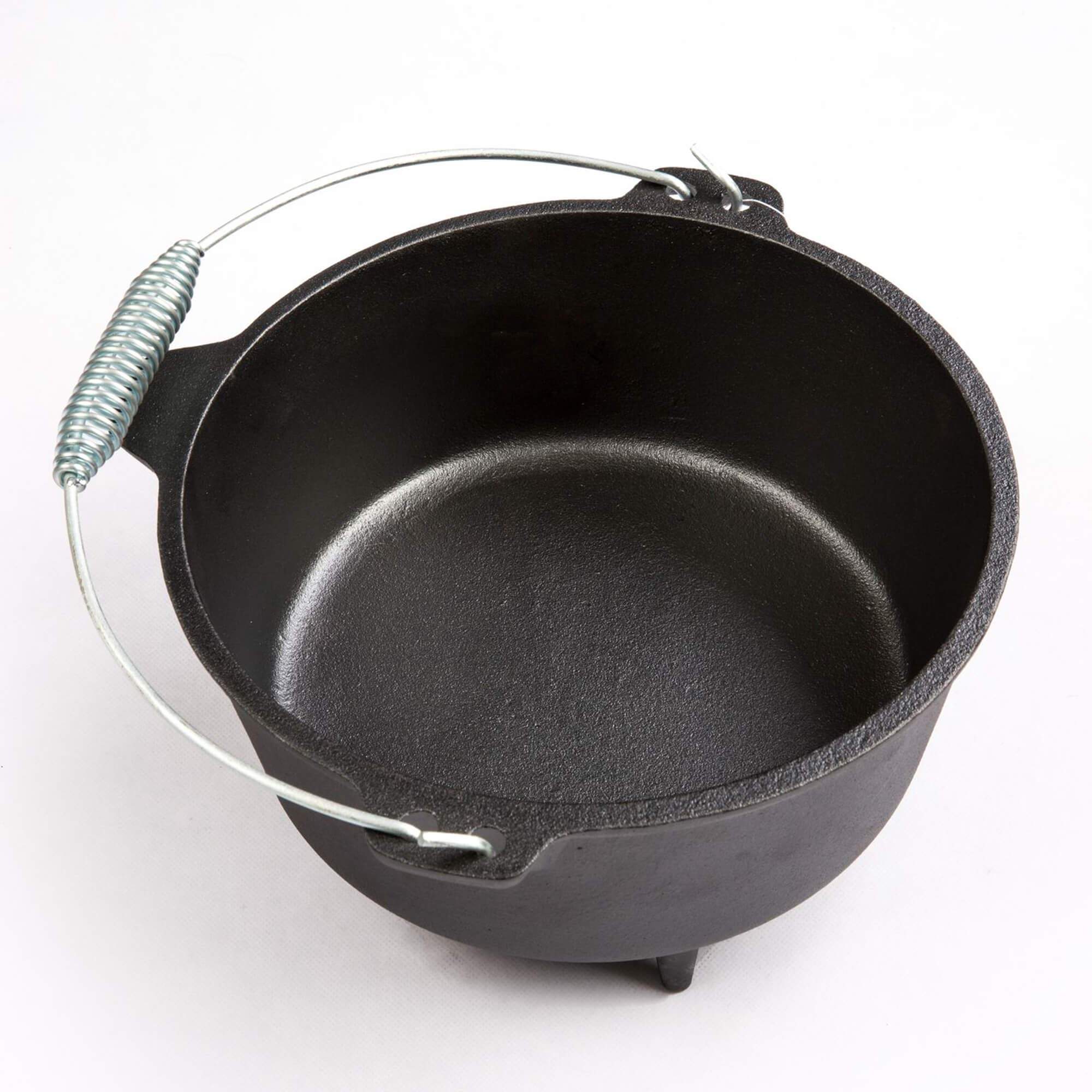 Casseruola In Ghisa BURNHARD 5,6 Litri Con Coperchio - Dutch Oven Per Cucinare All'Aperto E Forno