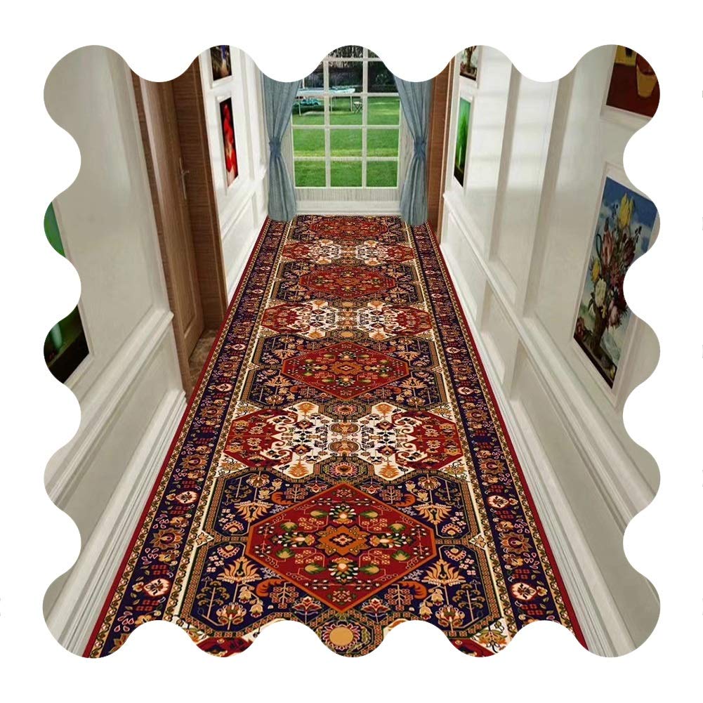 Tapis couloir sur mesure recoupable pour protéger les longs sols d'allée avec élégance