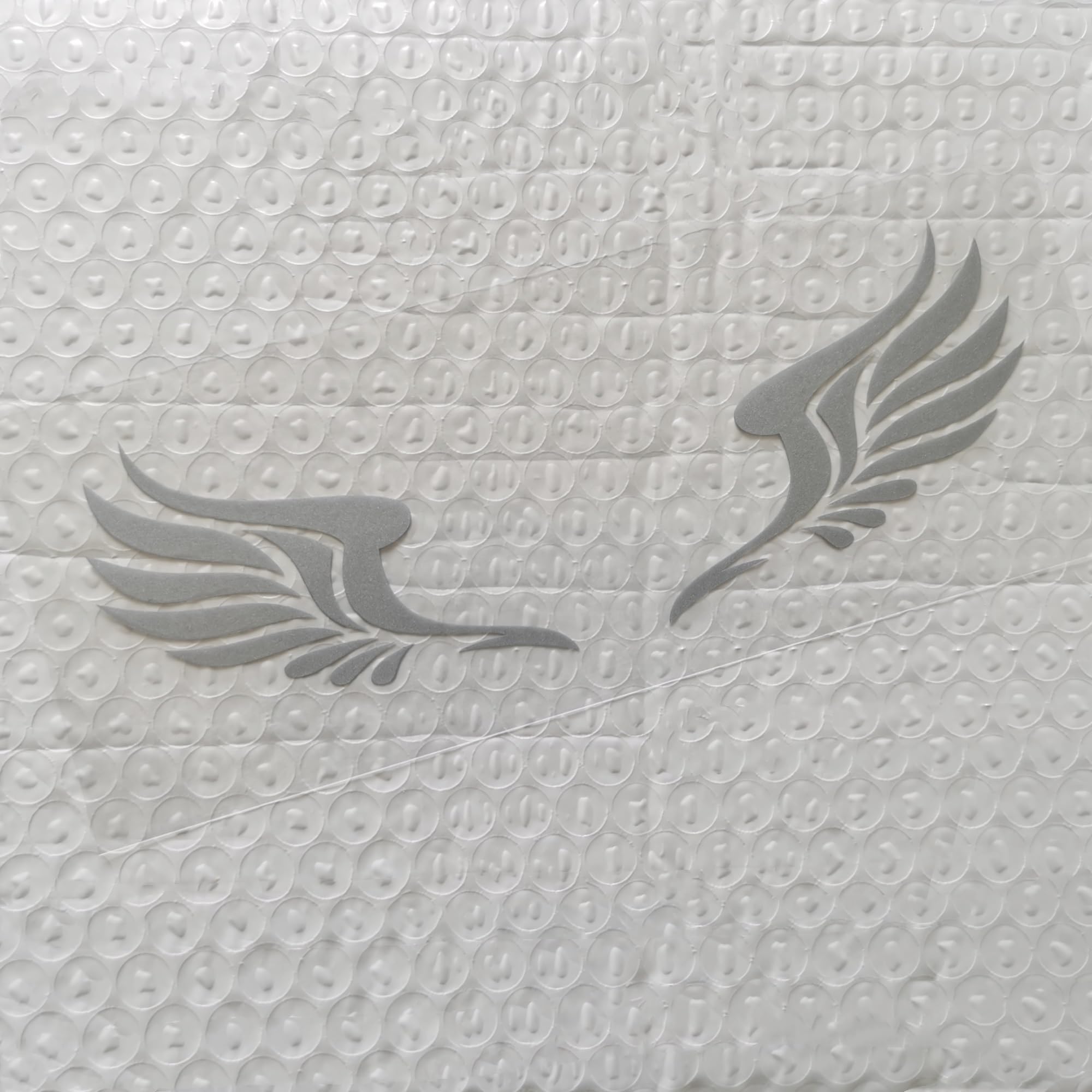 HAfgDJ Motorcycle Stickers Wing Pattern Tank Waterproof Reflective Helmet Decal