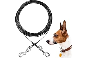 Tie Out Cable for Dogs - 20 ft