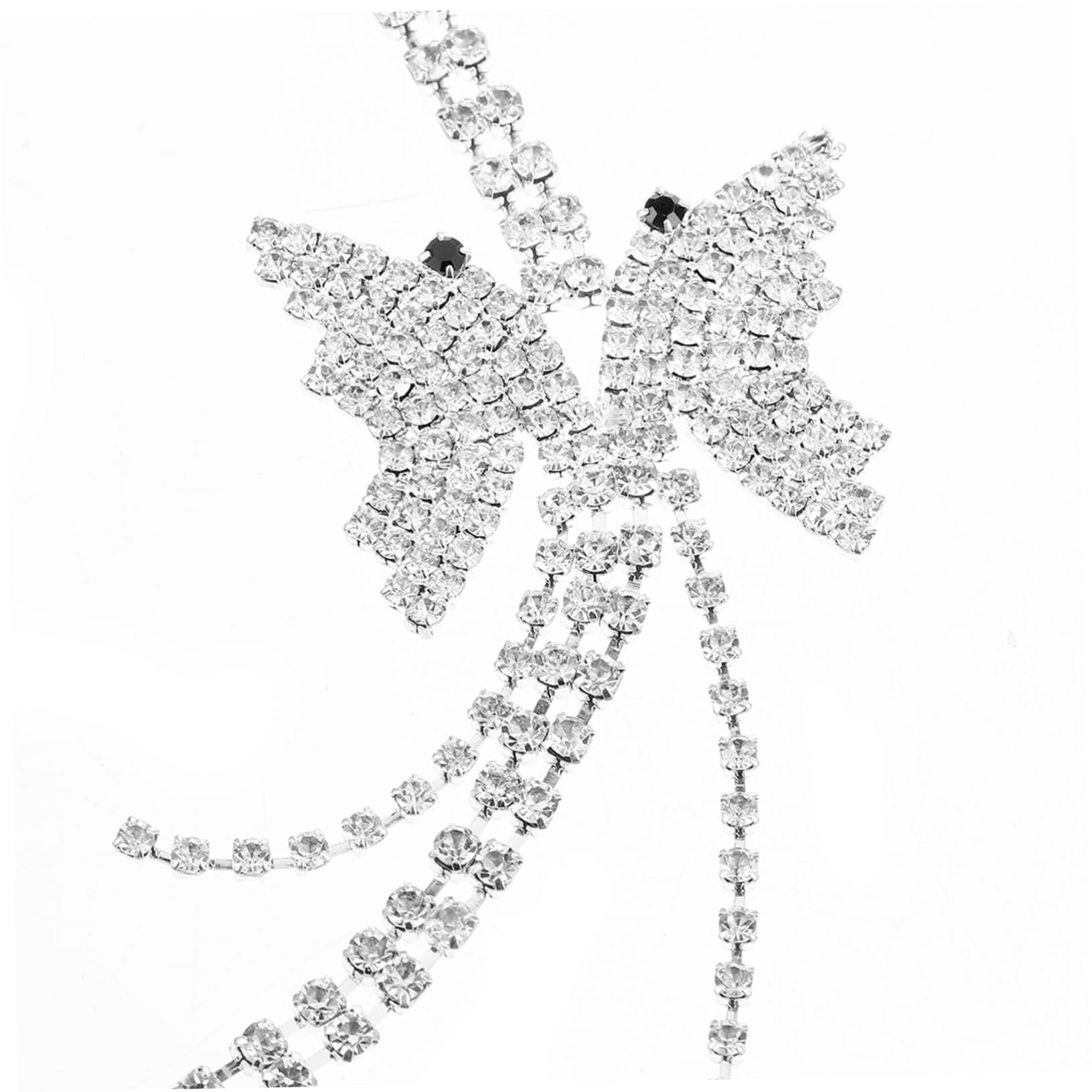 Ipetboom Cinghie Per Biancheria Intima Con Strass Regolabili Per Donna Con Strass A Farfalla Di Ricambio Per Reggiseno Da Donna Con Strass Regolabili Elastiche Con Strass
