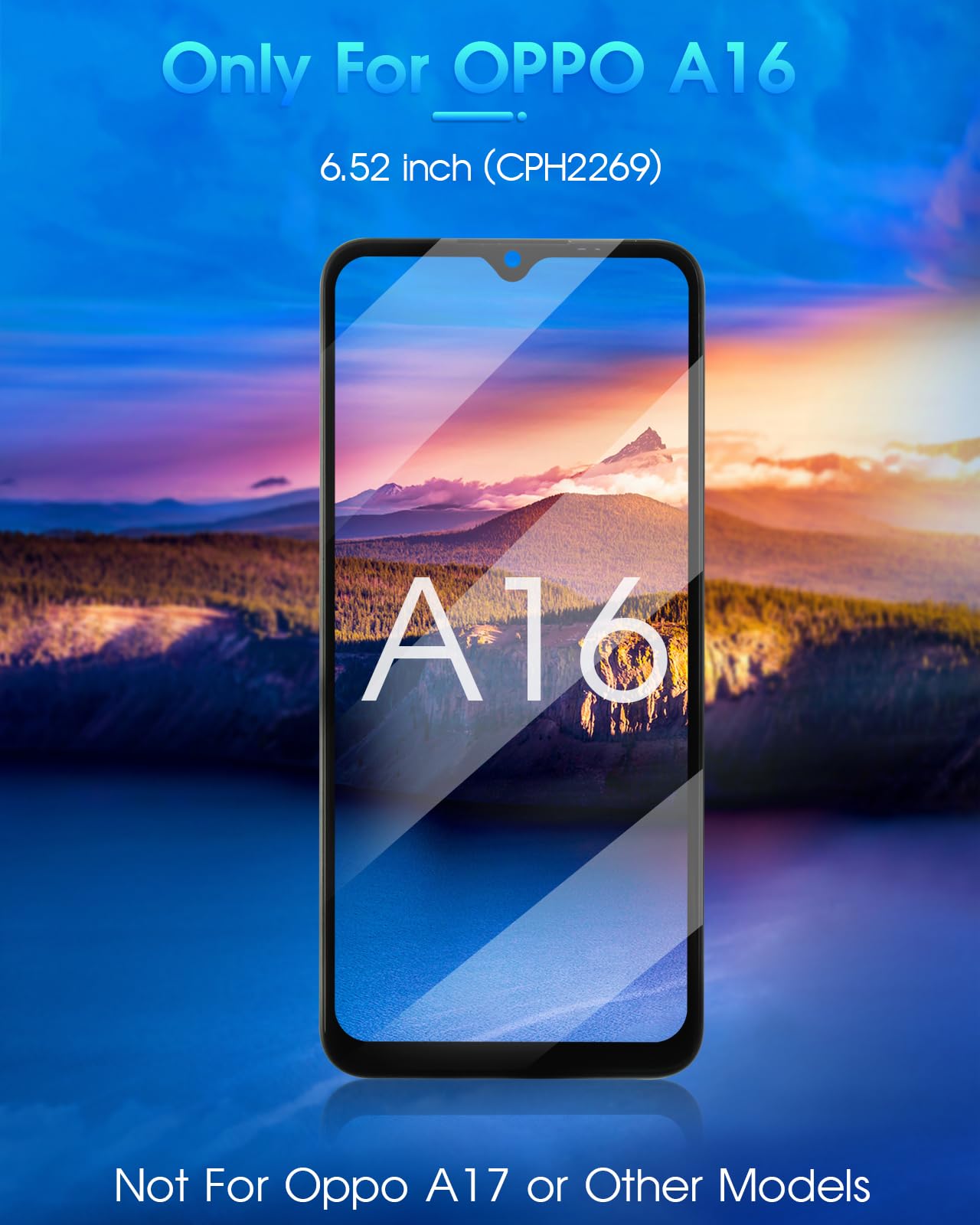ÉCRAN LCD POUR Oppo A16S Cph2271 A16 Cph2269 Écran Tactile Noir EUR 27