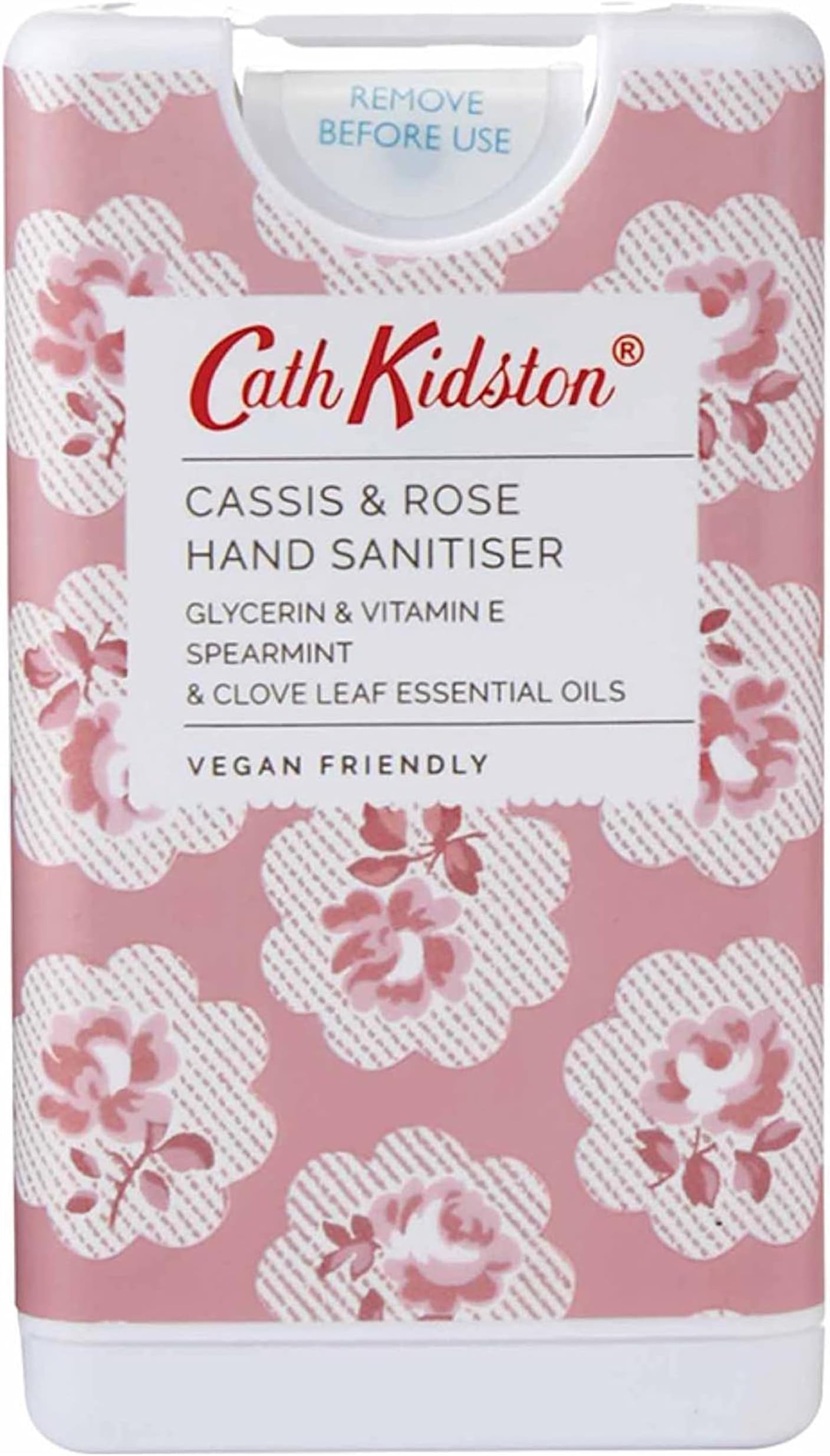 Cath Kidston Beauty Freston Cassis and Rose Moisturising Hand Sanitiser, 20 ml