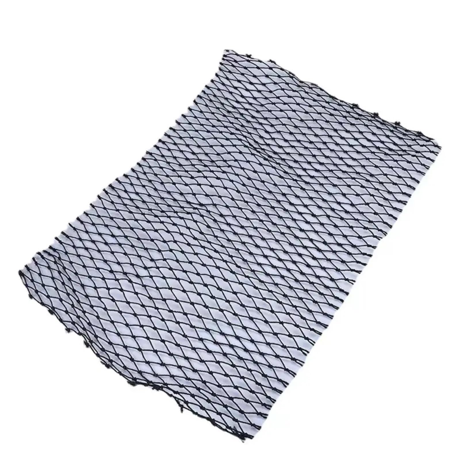 Red antipájaros de nailon negro resistente para árboles frutales, jardines, balcones y escaleras, 4 m x 10 m (12 hebras de 2 x 2 cm), protección de aves y prevención de caídas
