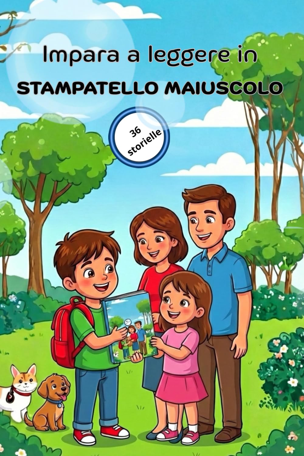 Impara a leggere in stampatello maiuscolo: Storie brevi sulle emozioni per bambini e bambine