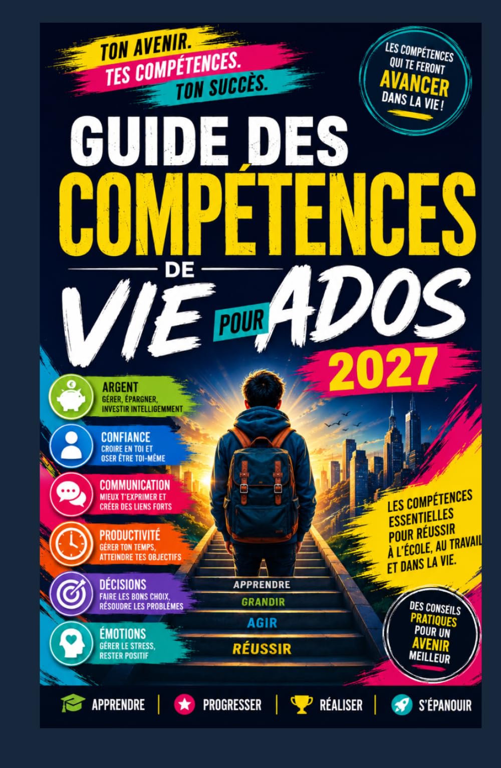 Guide des compétences de vie pour adolescents 2027: L'argent, la confiance, la communication, la productivité et les compétences concrètes que tout adolescent devrait connaître