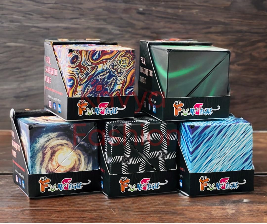 Kavya Fashion Shape Shifting Box Magnetic Cube 3D Puzzle for Kids and Adults, Shape Changing Cube Transforms Into Over 70 Shapes Shifting Anti-Stress Puzzles Brain-Teaser-STEM Fidget Toy Random Color (B0C7CR3Z7R) Amazon Price History, Amazon Price Tracker