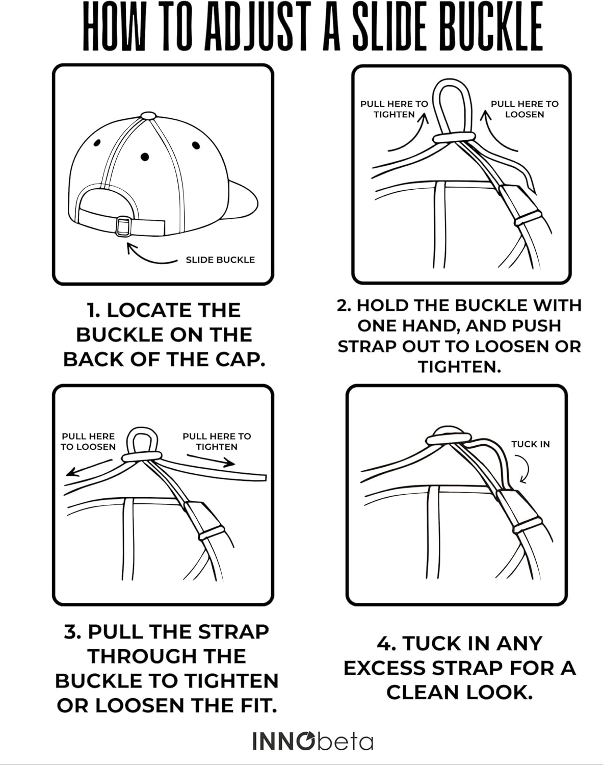 InnoBeta Mermaid Gifts for Women Adult Adjustable Embroidered Hat Cute Cap for Mermaid Lover Birthday Christmas - Image 7