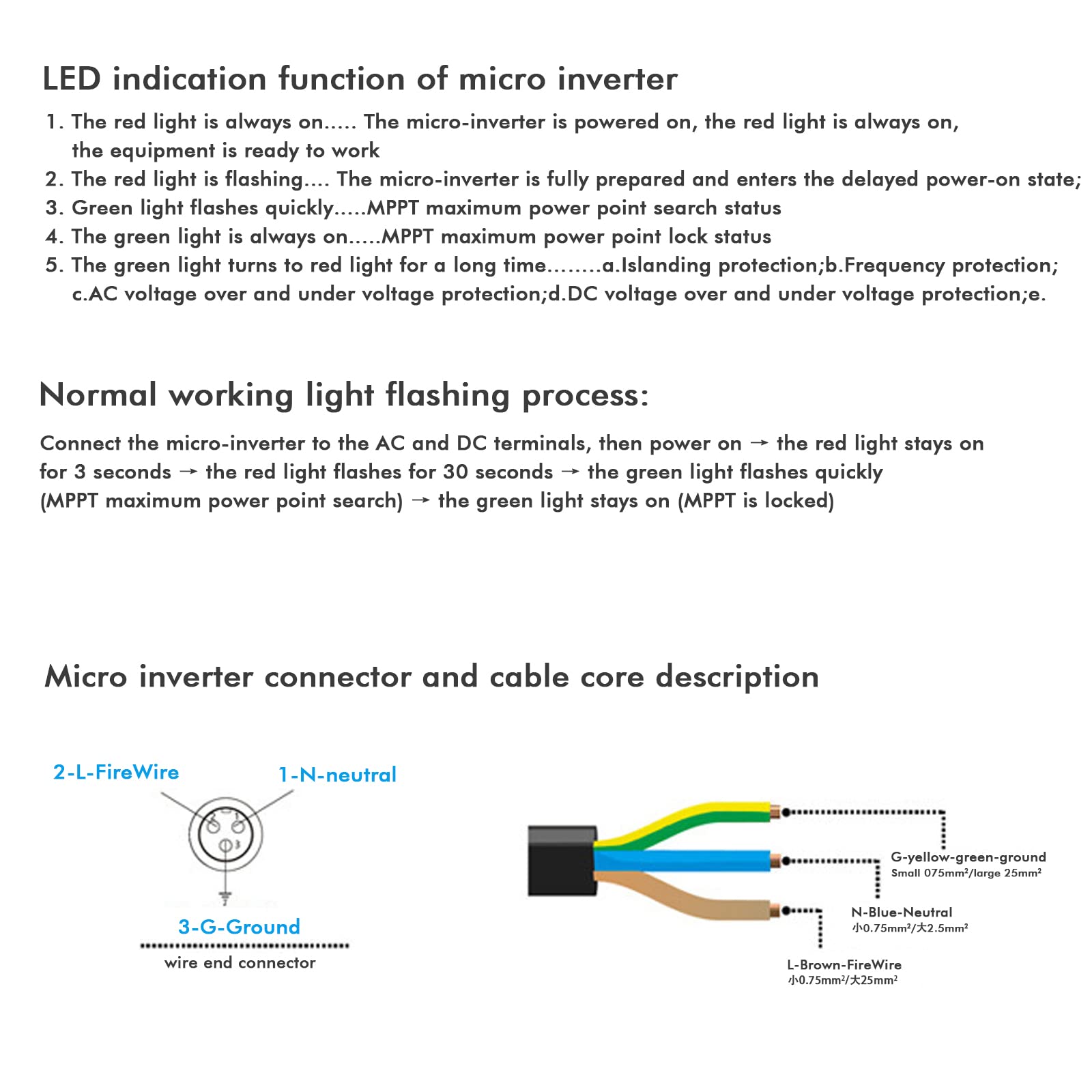 DEWIN Micro Inverter,300W Grid Tie Inverter 220V Convertisseur De Raccordement Au Réseau Micro-onduleur Solaire MPPT Avec Système De Surveillance De Téléphone Portable WiFi