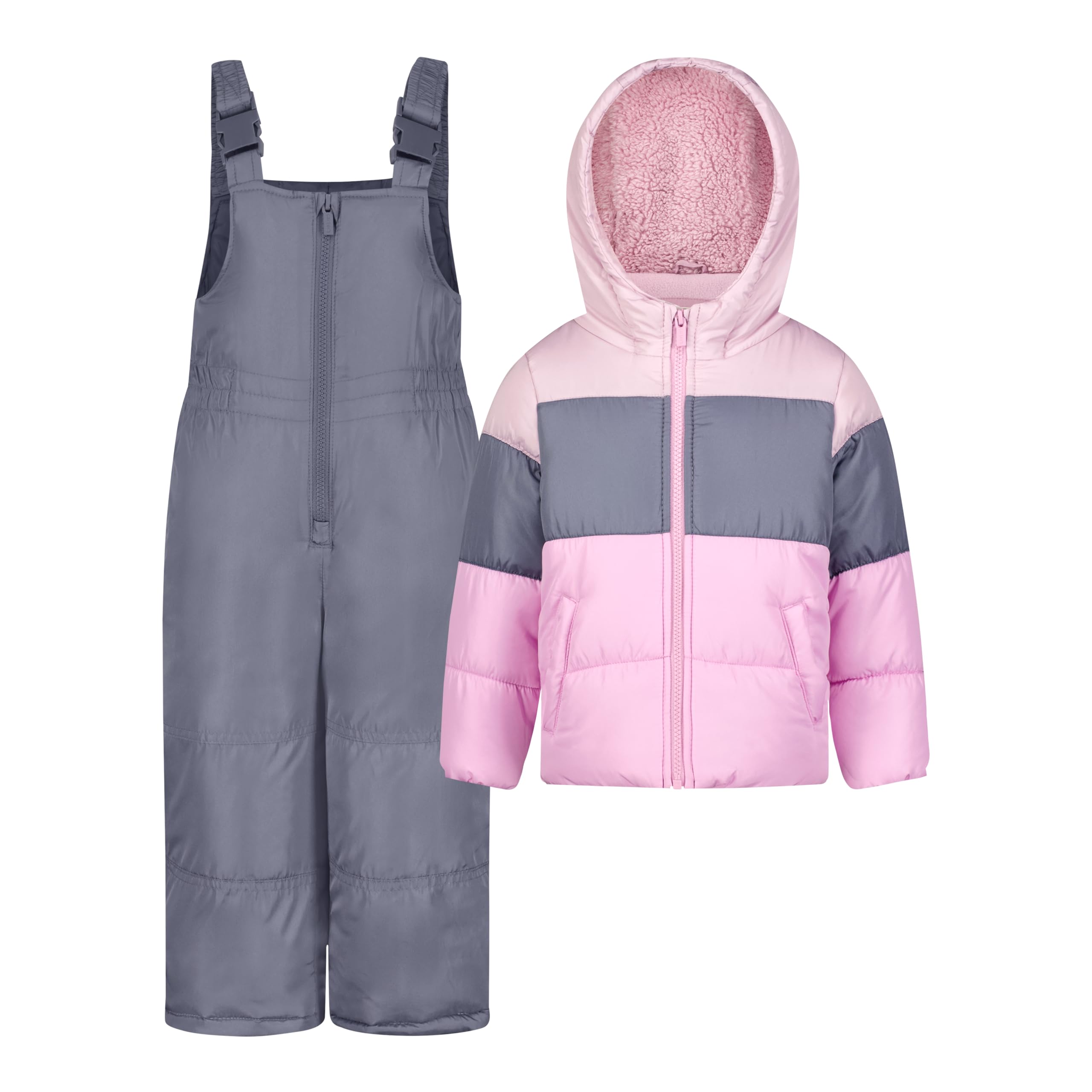 Carter's Schwere Mädchen Skianzug Schneeanzug Set 2-teilig Schneeanzug mit Kapuze Jacke