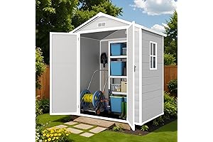 Outdoor Plastic Garden Storage Shed