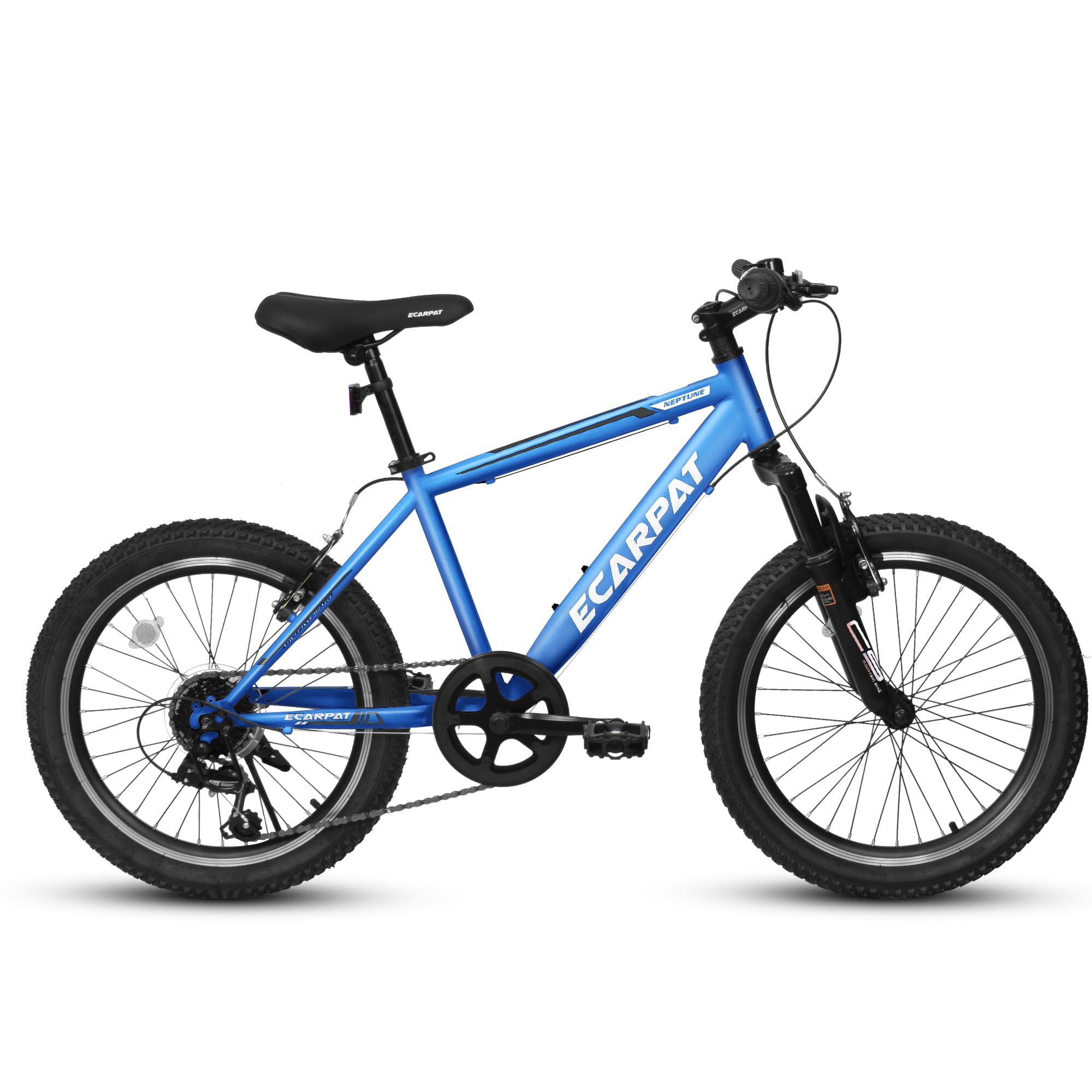 KIAPALNO 20 inch Kids Bike 7 speeds Blue White