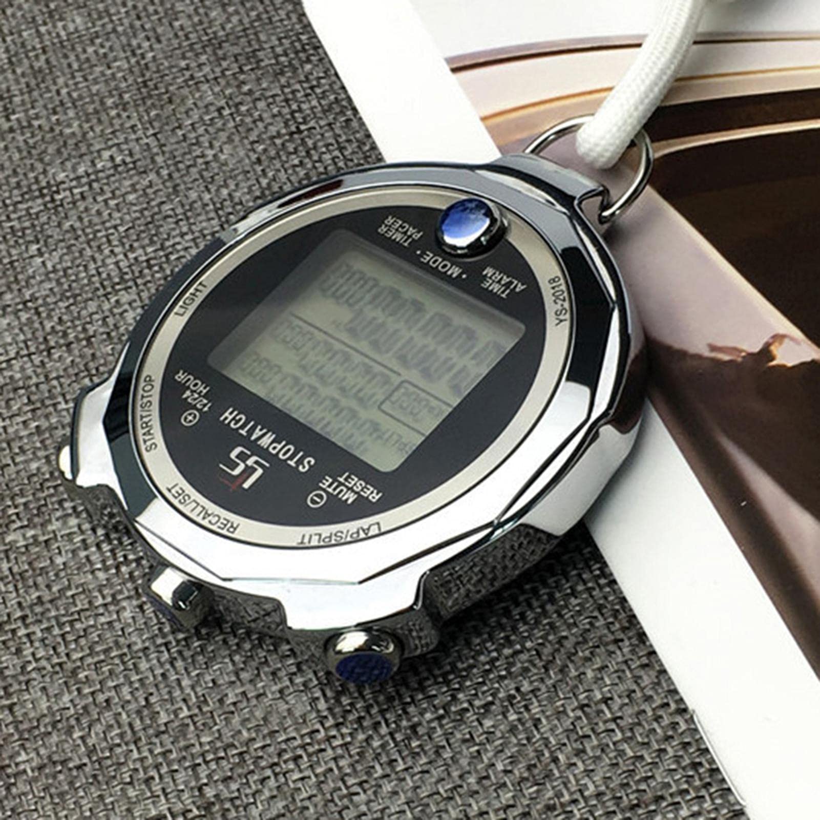 Amazon.co.jp: A/R デジタルストップウォッチ 金属プロのストップ 