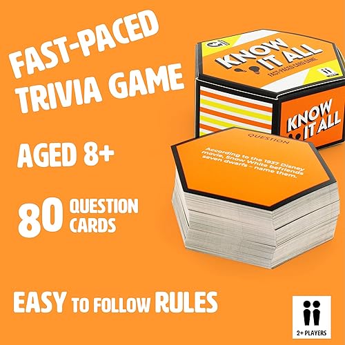 Miniatura 3 de Ginger Fox - Juego de cartas de ritmo rápido, juegos familiares para mayores de 8 años, usa tu ingenio y velocidad para responder correctamente las