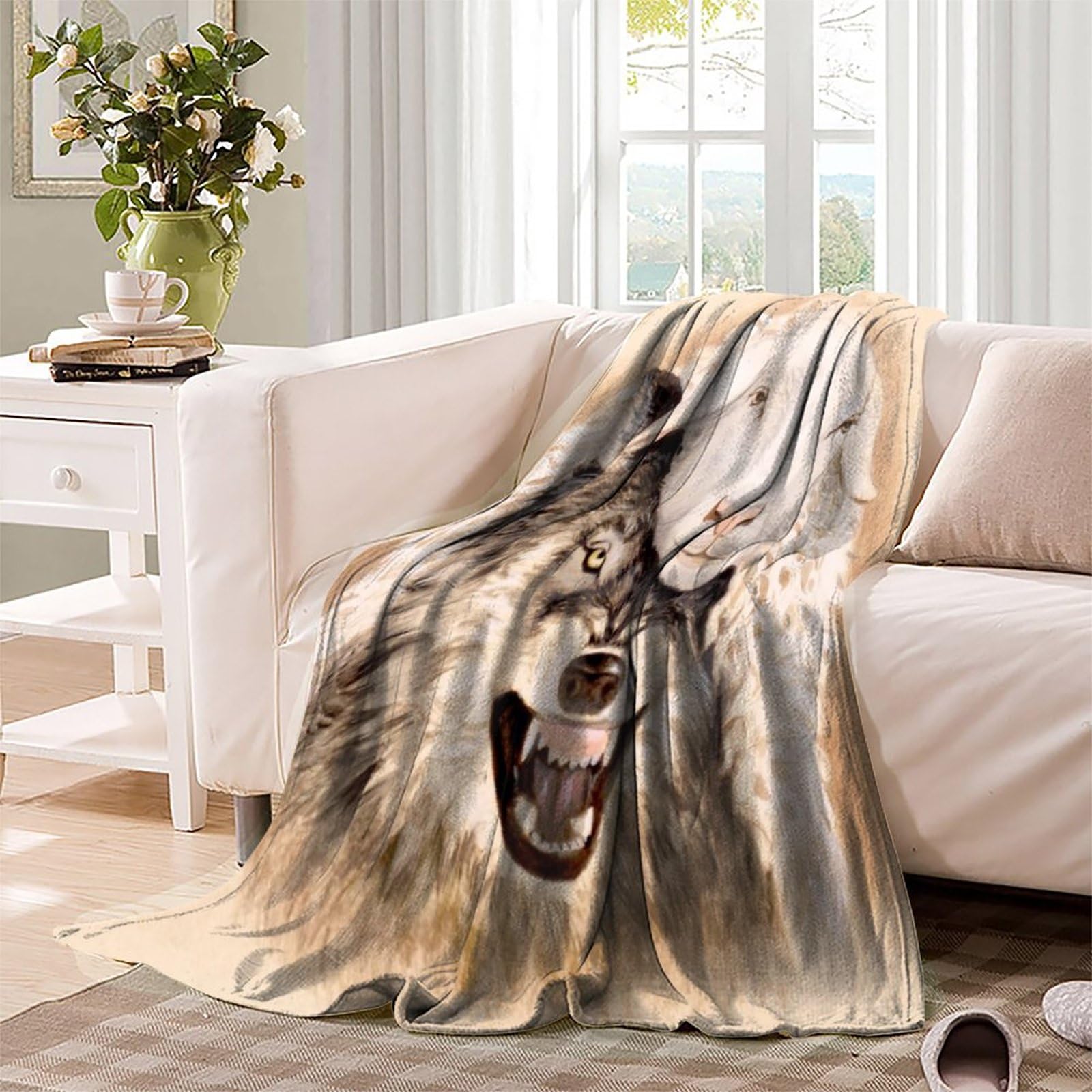 Coperta Cavallo 3D In Flanella - 150x200cm, Morbida E Calda, Per Divano O Letto, Stile 1 - Foto 5