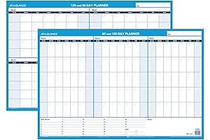 AT-A-GLANCE Undated Erasable Wall Calendar