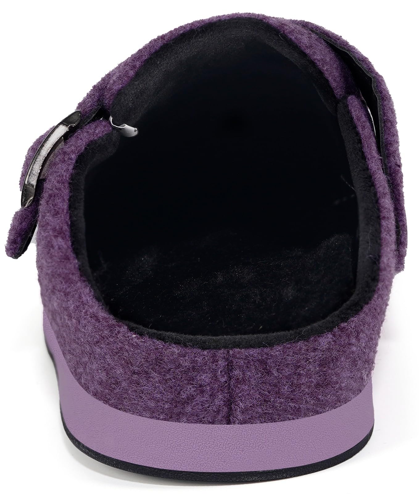 Sisttke Pantofole Donna Uomo Ciabatte in Feltro Unisex Slippers Invernali Chiuse con Plantare Intercambiabile