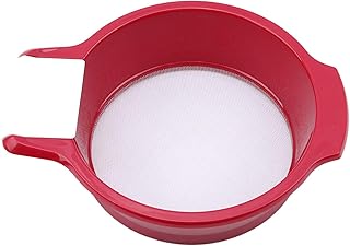 LPOQW Mini Tamis à Farine Maille cuillère passoire Tamis Alimentaire en Acier Inoxydable Maille Fine à Main Tamis à Farine Panier de Cuisine Gadget ménage Tamis à Lait de soja Fournitures