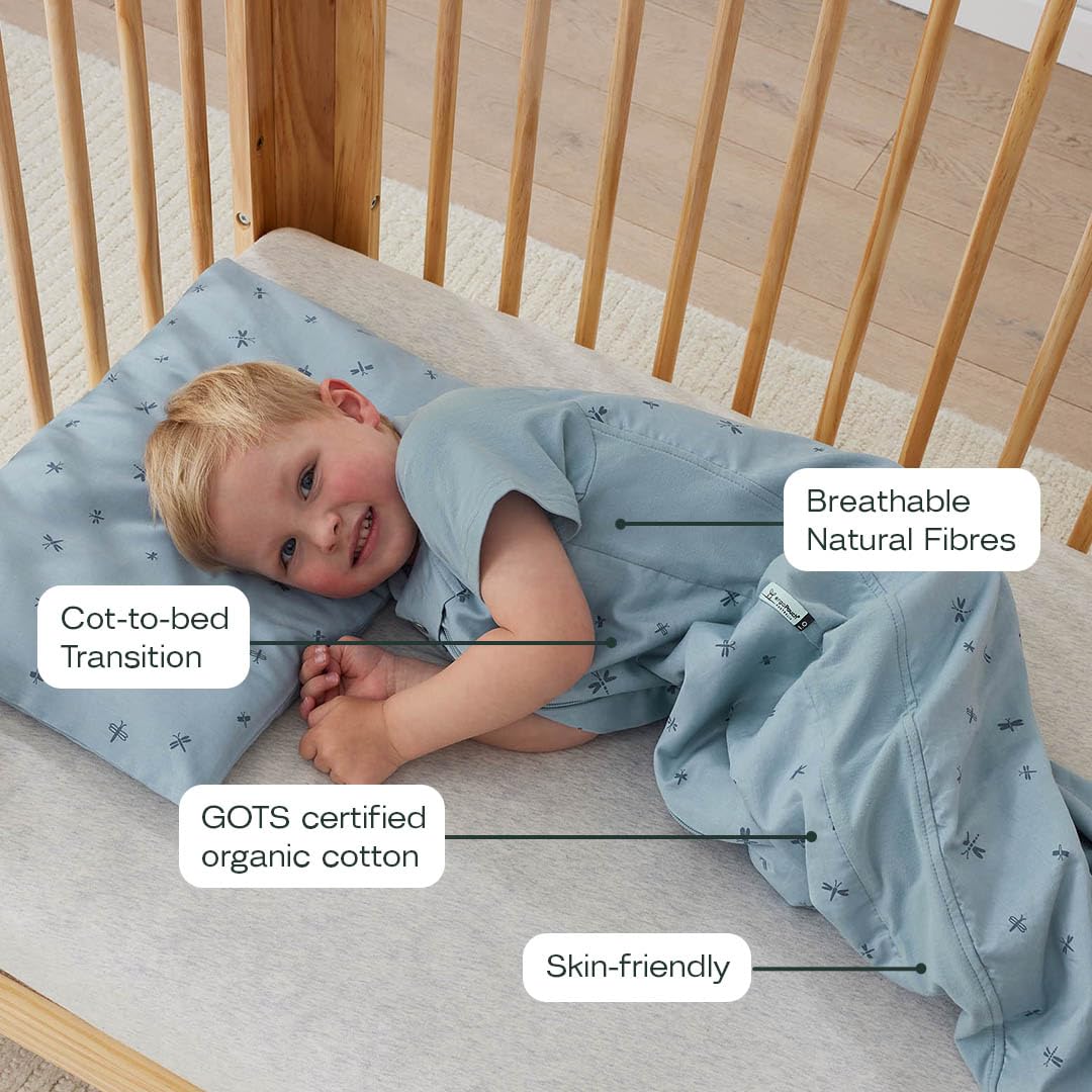ergoPouch 1.0 TOG Sleeve Layer - Unisex Sleepwear - Cozy & Comfortable Layer for a Better Night’s Sleep (0-3 Months, Dragonflies) - Image 3