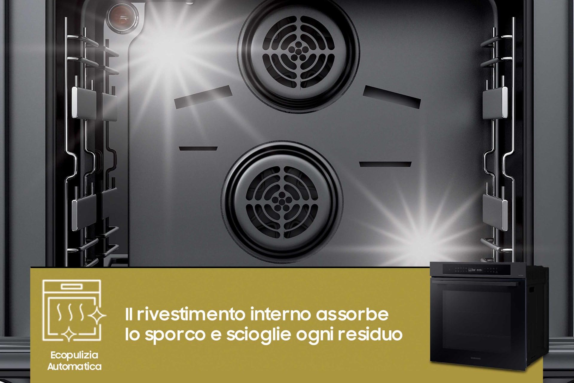FORNO MULTI VAP 76L A+ WIFI NERO