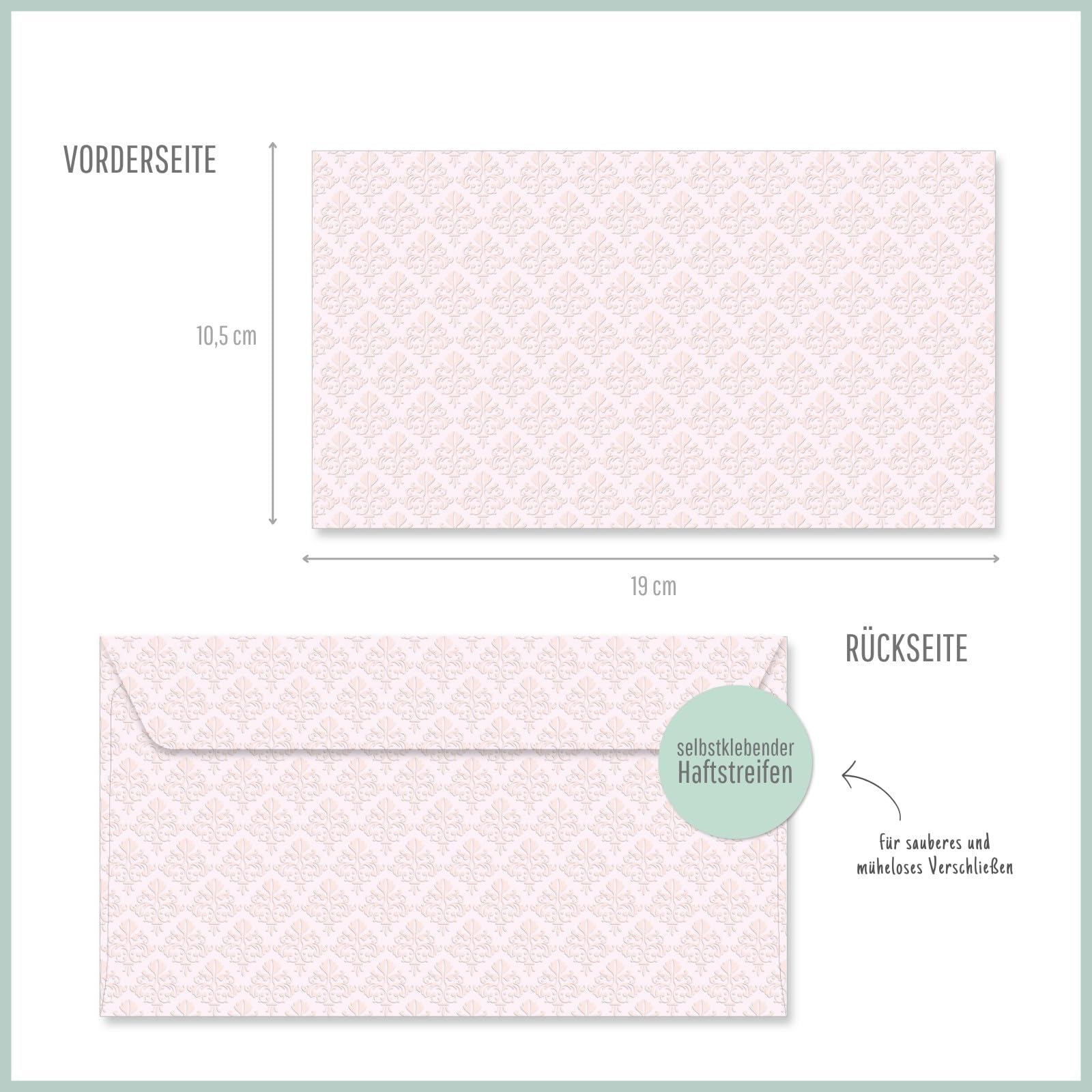 Gutschein-Set. 50x Gutschein + Kuvert + Schleife. Für Kosmetiksalon Kosmetik Wellness Spa Massageinstitute, blanko zum selber Ausfüllen.