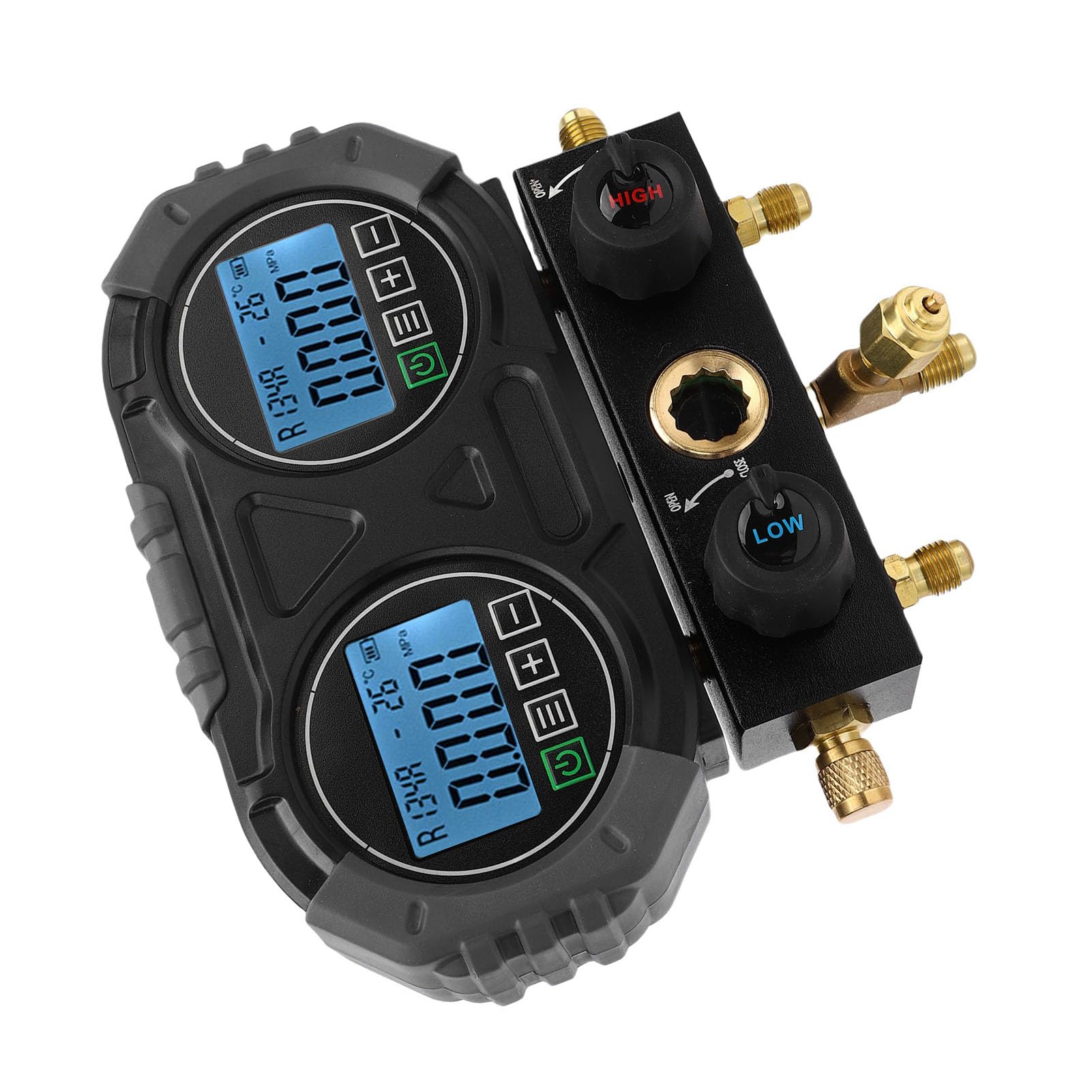 Domary Digital HVAC Manifold Gage Electronic Tool for Refrigerants