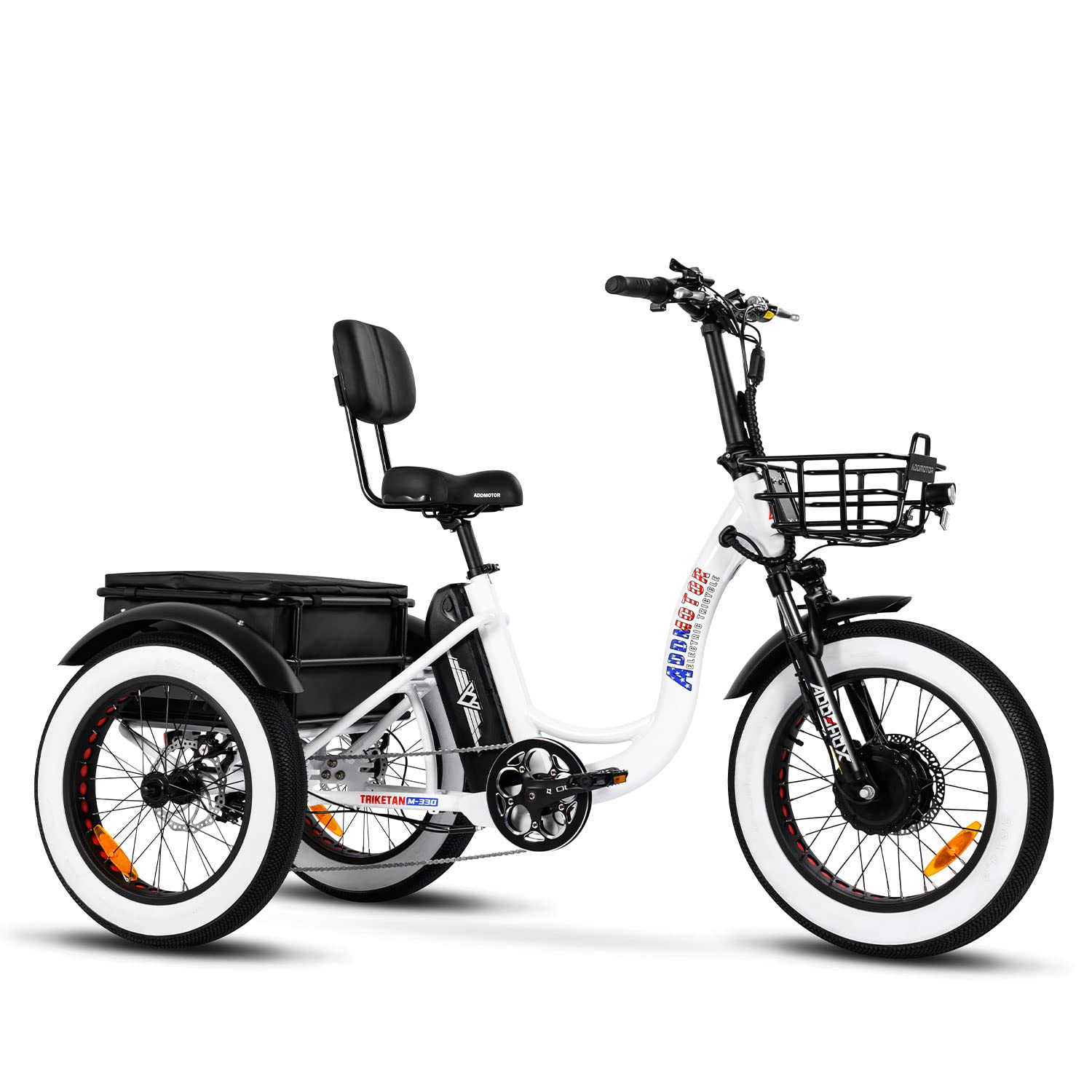 Buy ADDMOTOR Motan Electric Tricycle for Adults, 85 MI Long Range, 450
