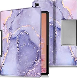 Robustrion Cover Case for Lenovo Tab Plus 11.5 inch Cover, Flip Folio Cover Case for Lenovo Tab Plus 11.5 inch - Marble Lilac-picture-13