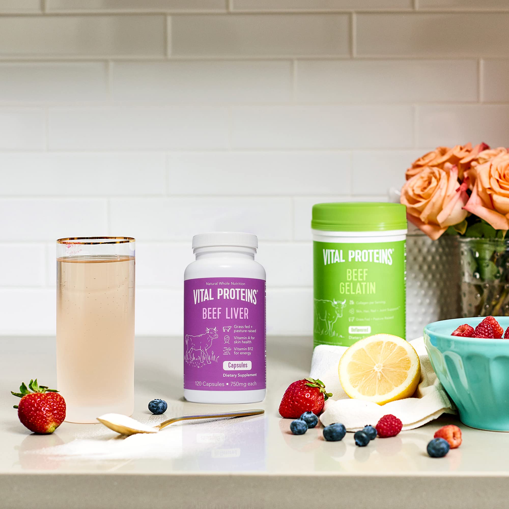 Buy Vital Proteins, Beef Liver 750mg Capsules 120 Online at desertcart UAE