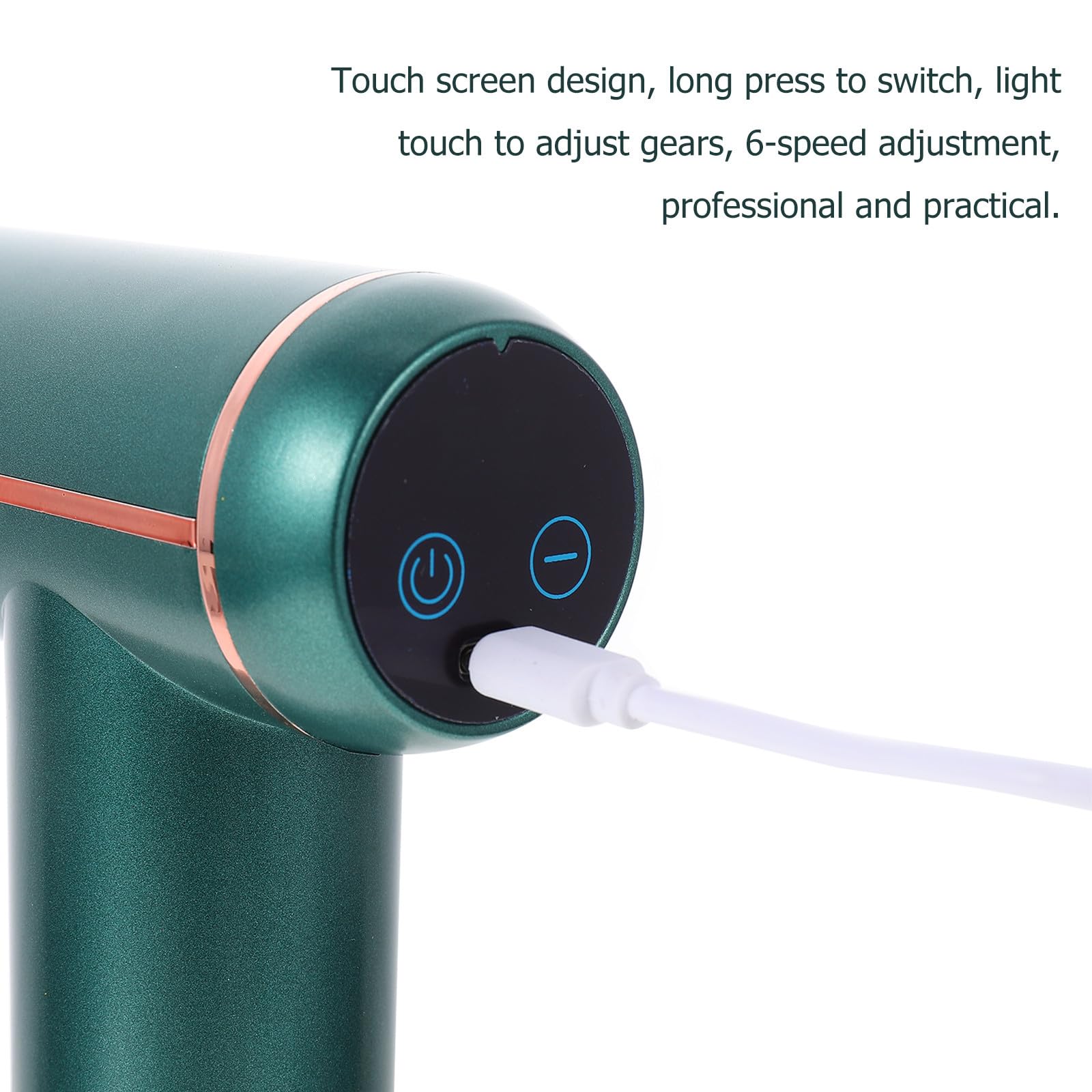 Kleiner USB Muskelmassagegerät Elektrisch mit 6 Stufen, 1800mah