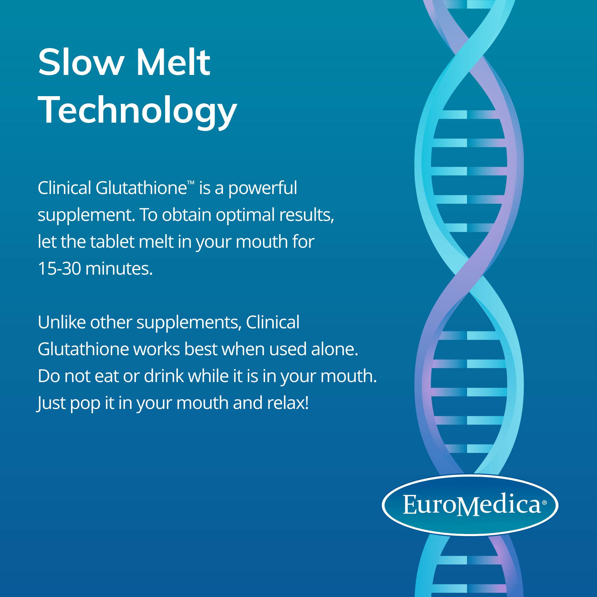 EuroMedica Clinical Glutathione 60 Tablets Powerful Antioxidant
