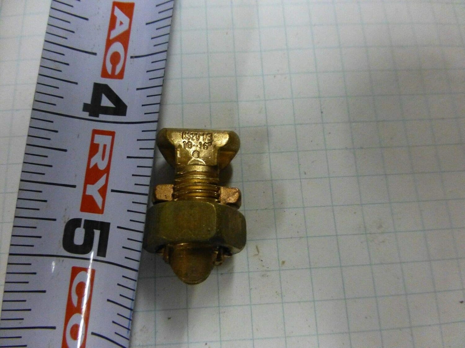 LOT 8 PCS NEW ILSCO CU 5 1565 STRDB COPPER SPLIT BOLT