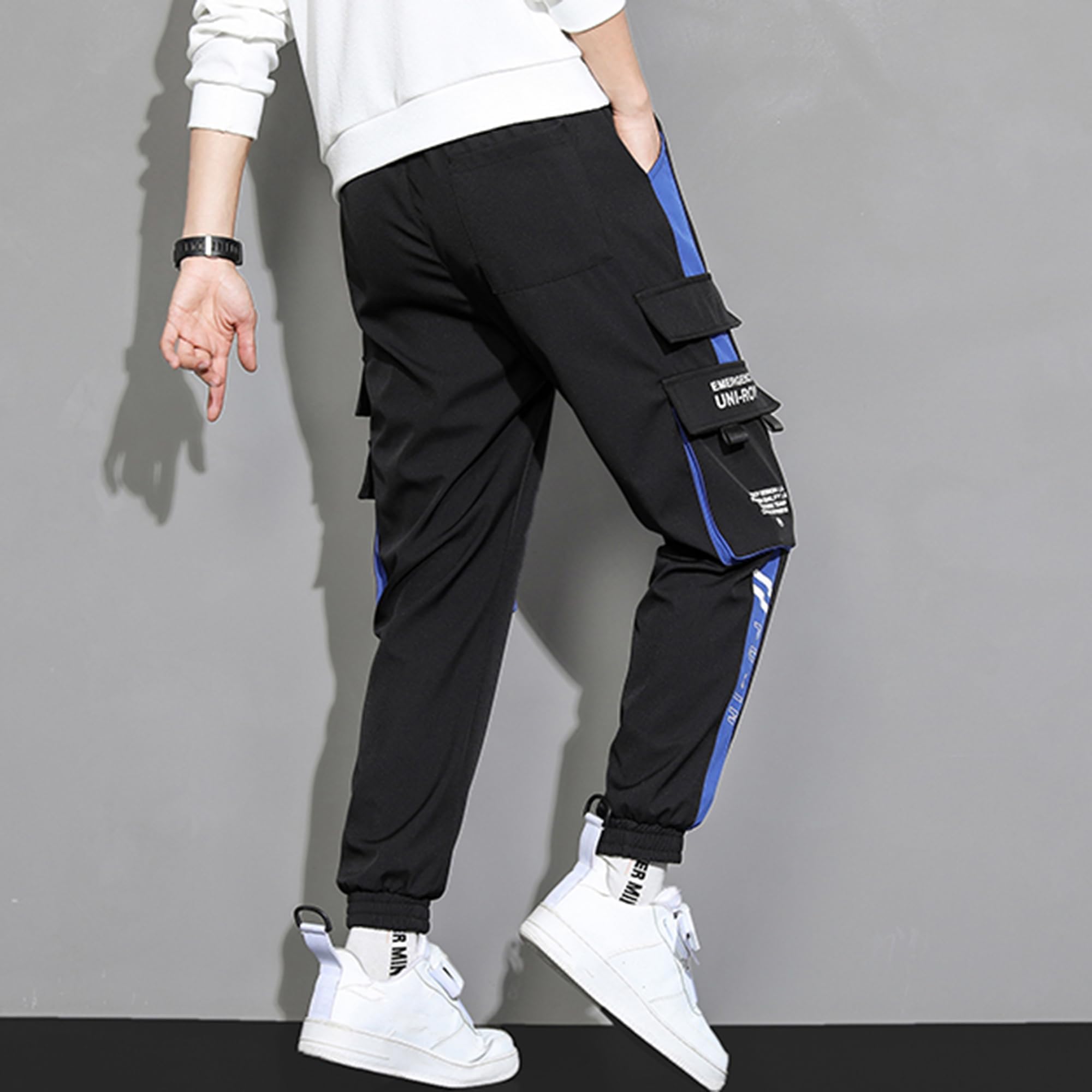 XYXIONGMAO Streetwear Hip Hop Pants Cargo Pants Jogger für Männer Paar Damen Sport Casual Active Sweatpants