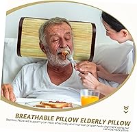 Vista 3 de Almohada ergonómica para cuello y soporte lumbar, hecha a mano, transpirable, almohada refrescante para un sueño cómodo y alineación de la columna